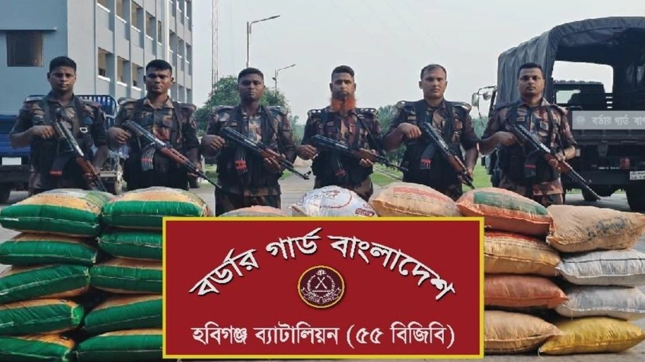 মাধবপুরে ১০ লক্ষাধিক টাকার ভারতীয় জিরা ও গরু জব্দ