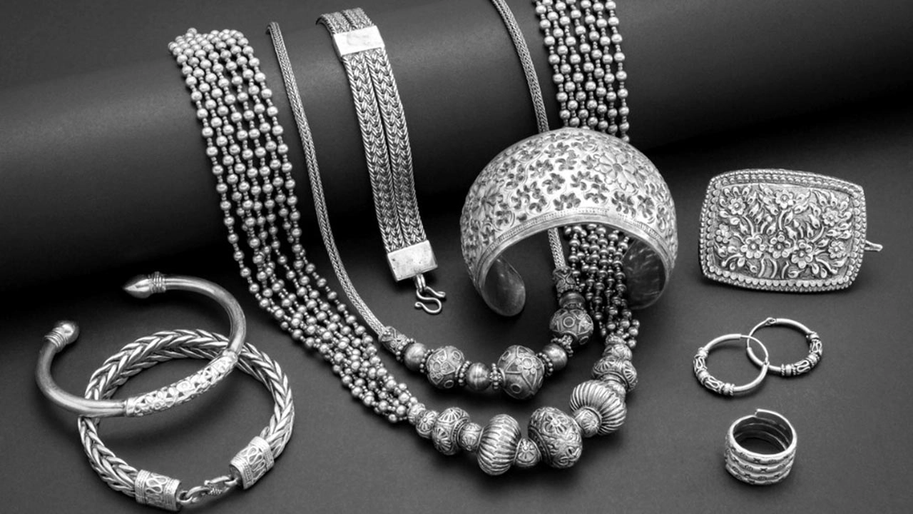 রুপার তৈরি গয়না