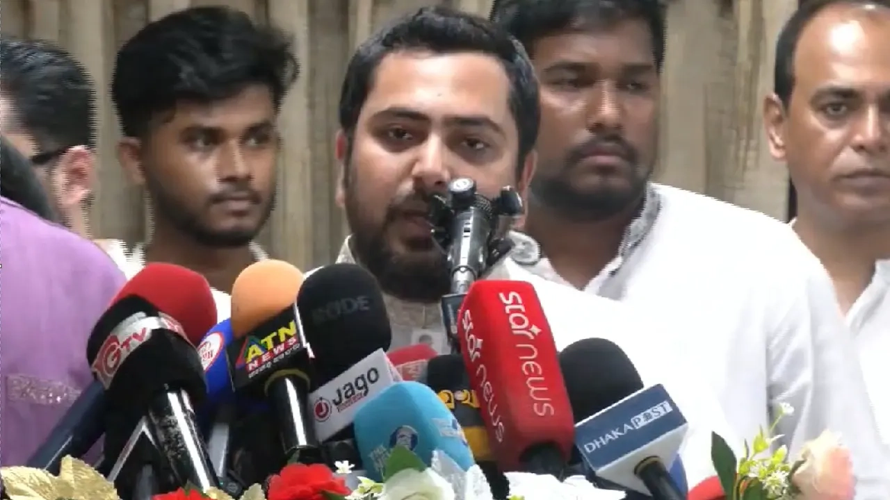 এনসিপির আহ্বায়ক ও জাতীয় সংসদের বিরোধীদলীয় চিফ হুইপ নাহিদ ইসলাম।