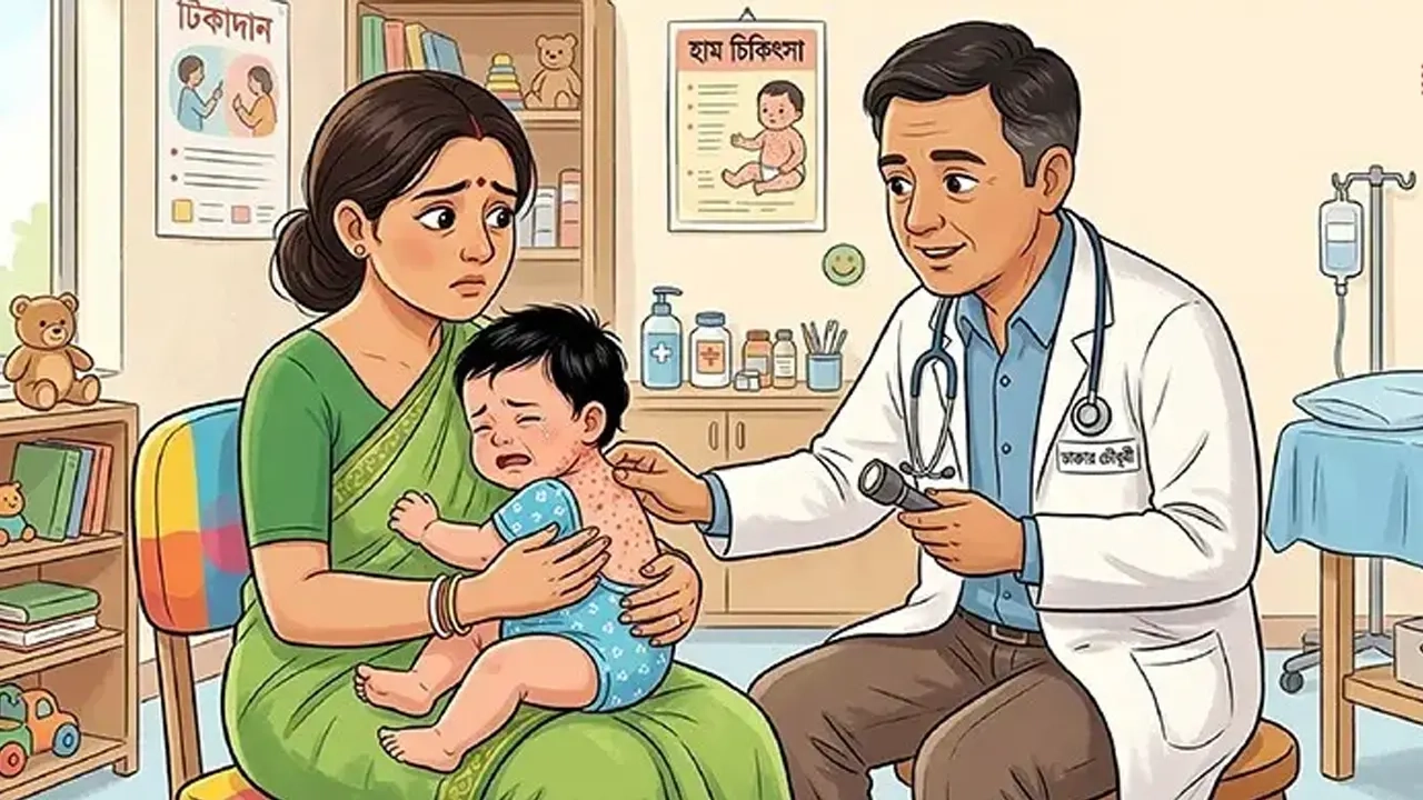 হাম ও উপসর্গে আরও ৫ শিশুর মৃত্যু