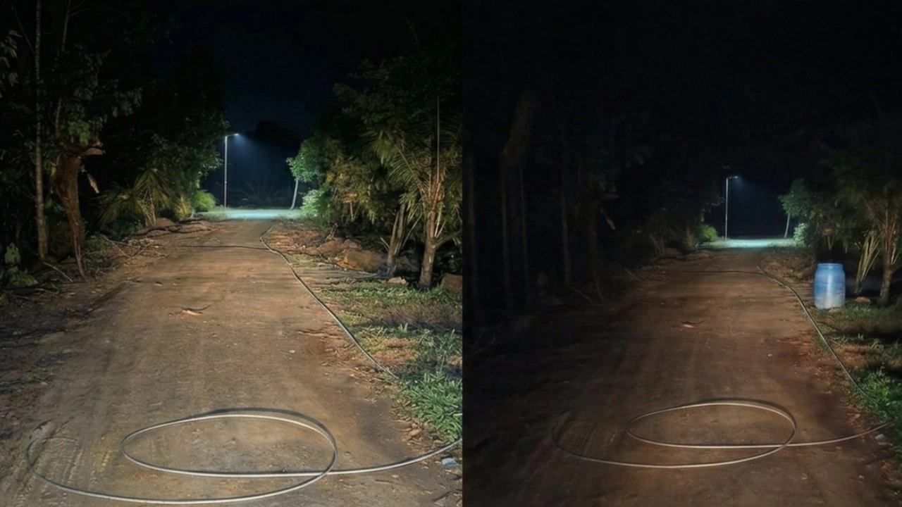 কালবৈশাখী ঝড়ে মতলব উত্তরের বিভিন্ন স্থানে বৈদ্যুতিক তার ছিঁড়ে রাস্তায় পড়ে রয়েছে।