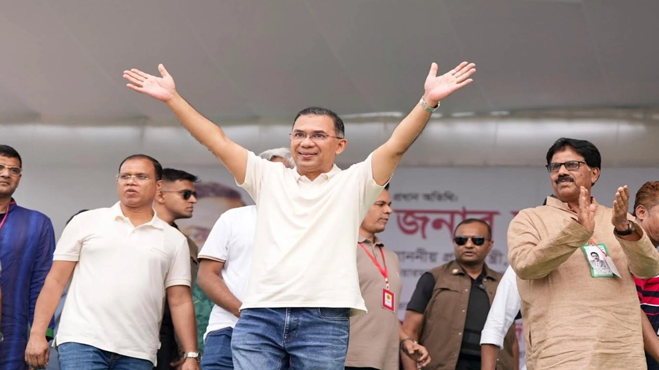 যশোরে সমাবেশে তারেক রহমান