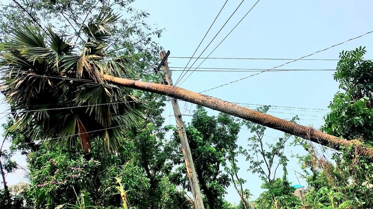 কালবৈশাখীর তাণ্ডবে কুমিল্লায় বিদ্যুৎ বিপর্যয়