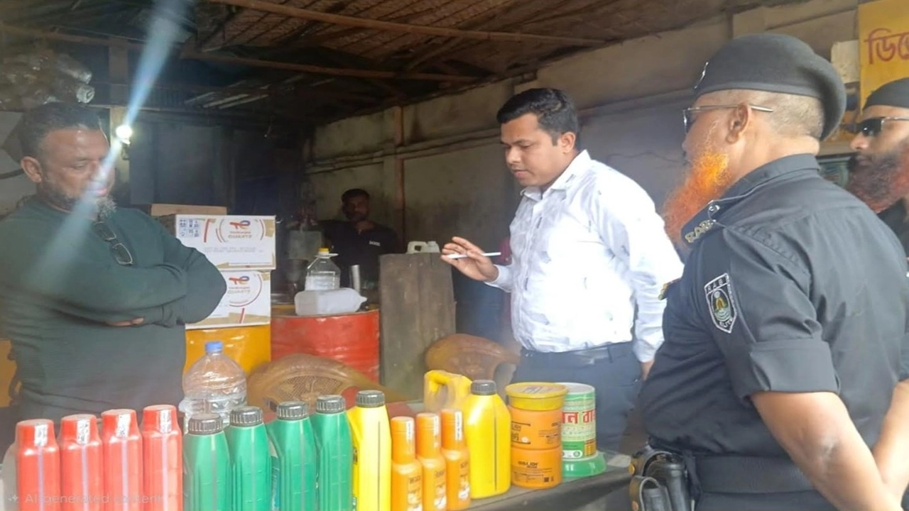 হবিগঞ্জে অতিরিক্ত দামে ডিজেল বিক্রি, ২ প্রতিষ্ঠানকে জরিমানা