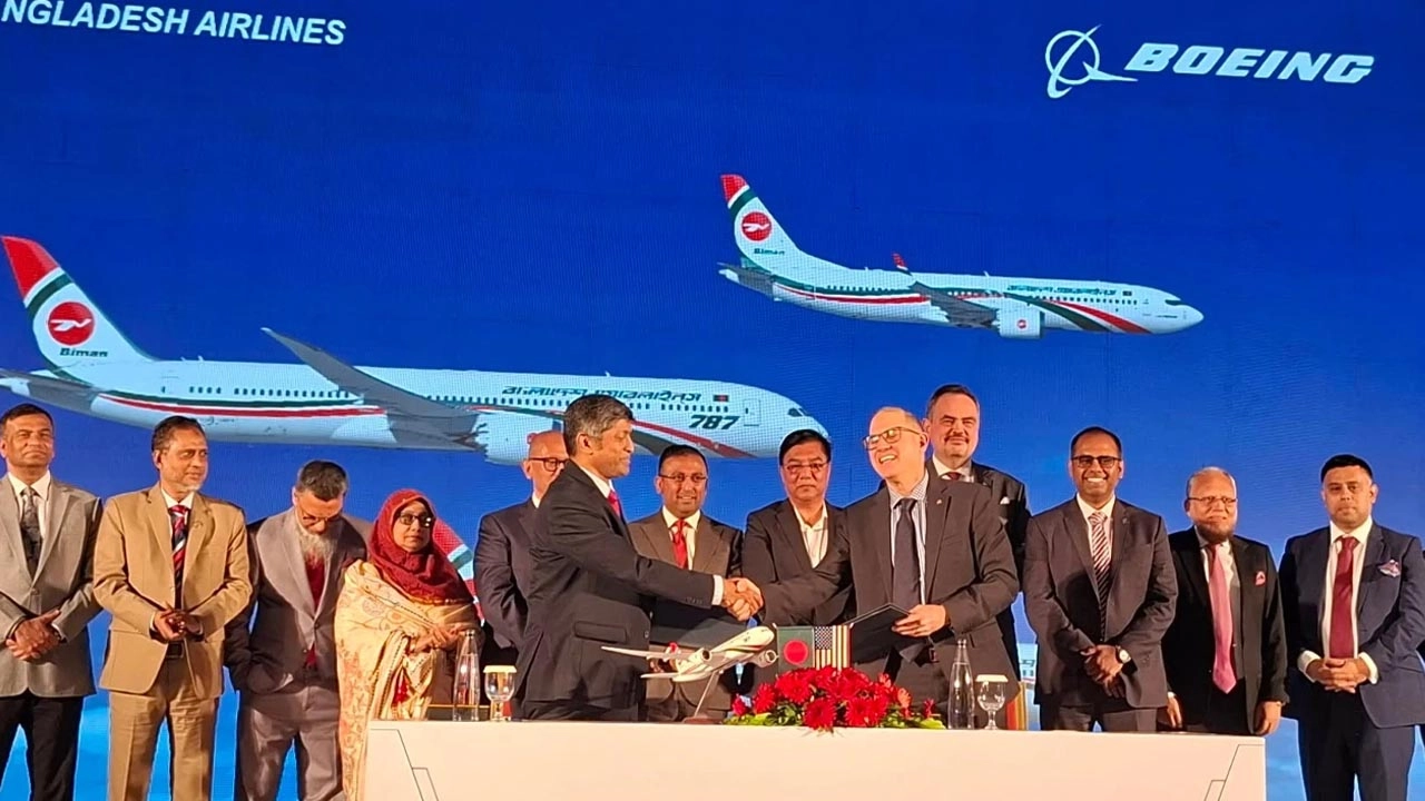 উড়োজাহাজ কিনতে মার্কিন কোম্পানির সঙ্গে বিমানের চুক্তি