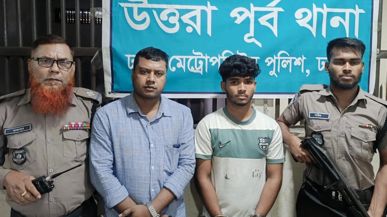 গাজীপুরের পূবাইল এলাকা থেকে অভিযুক্ত লামীন ইসলামকে গ্রেপ্তার করা হয়েছে।