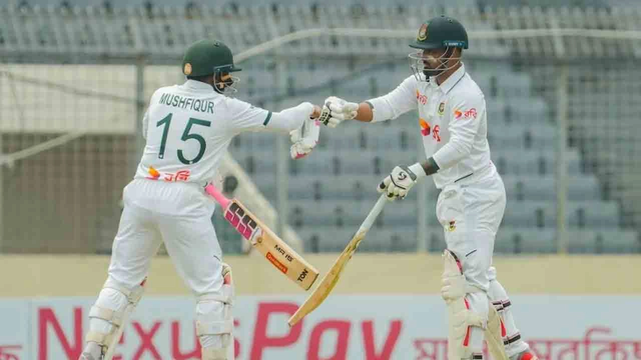 প্রথম ইনিংসে ৪১৩ রানে থামল বাংলাদেশ
