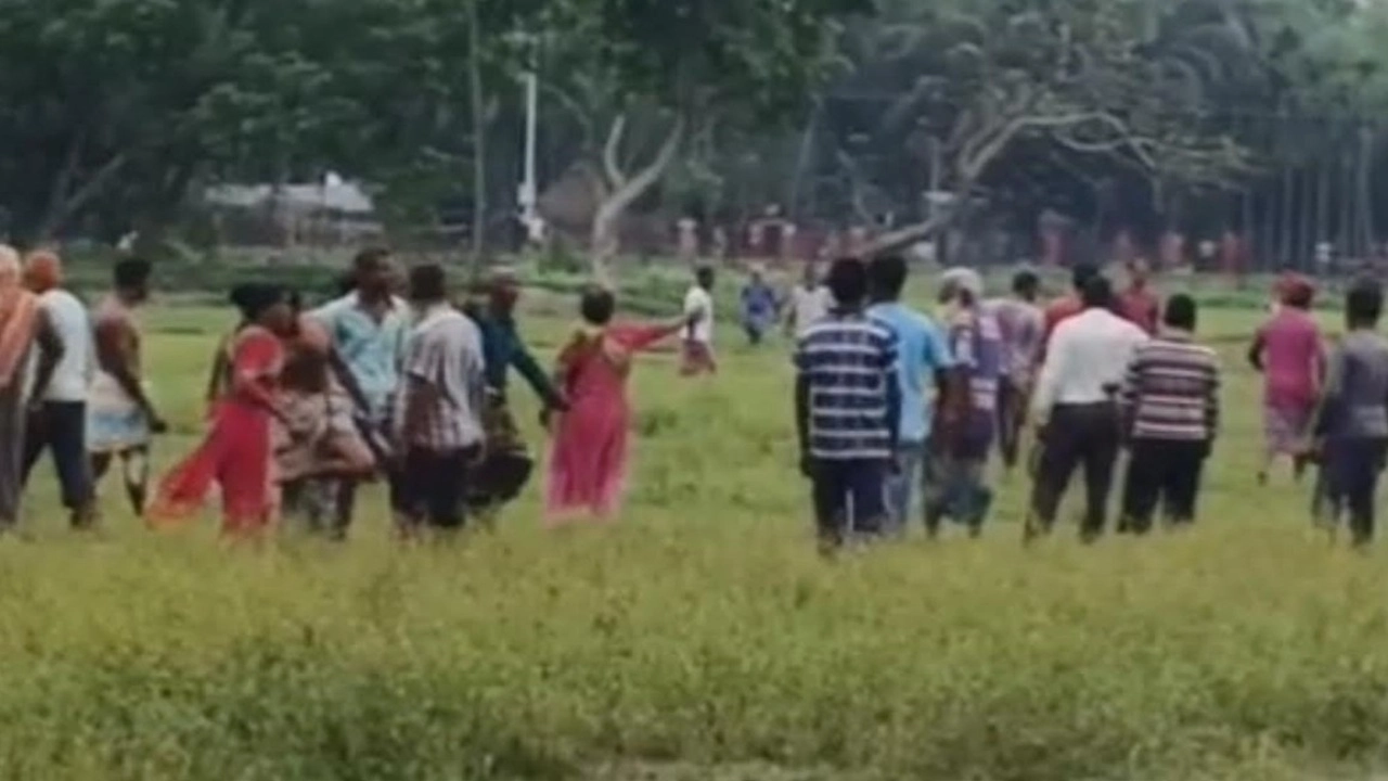 পাটগ্রাম সীমান্তে গরু ধরে নিয়ে যাওয়া  বিএসএফকে প্রতিহত করলো স্থানীয়রা