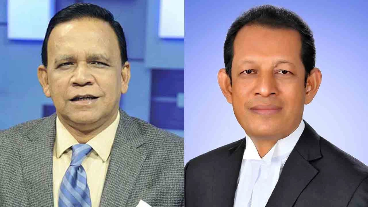 ব্যারিস্টার এ এম মাহবুব উদ্দিন খোকন ও আইনজীবী মোহাম্মদ আলী।