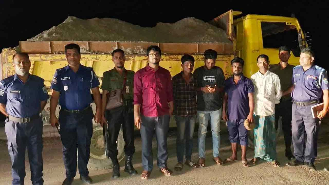 নাগরপুরে অবৈধভাবে বালু উত্তোলন করায় ৪ জনের কারাদণ্ড 