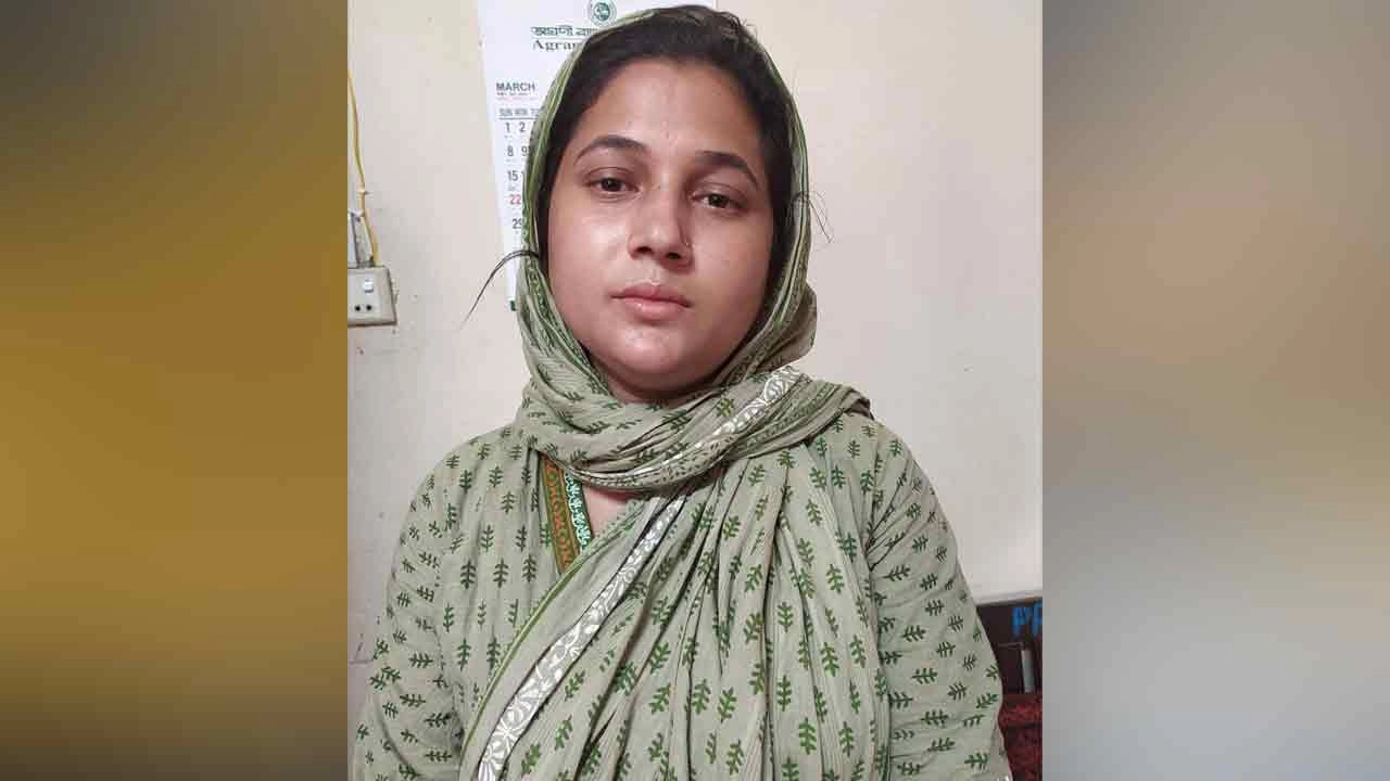 গ্রেপ্তারকৃত সোনিয়া আক্তার ওরফে ছনি (২৭)