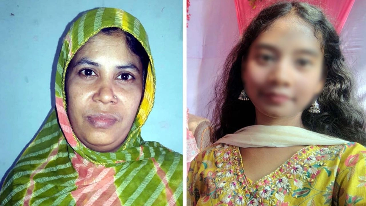 নিহত শিক্ষিকা উম্মে কুলছুম ও তাসনিম।
