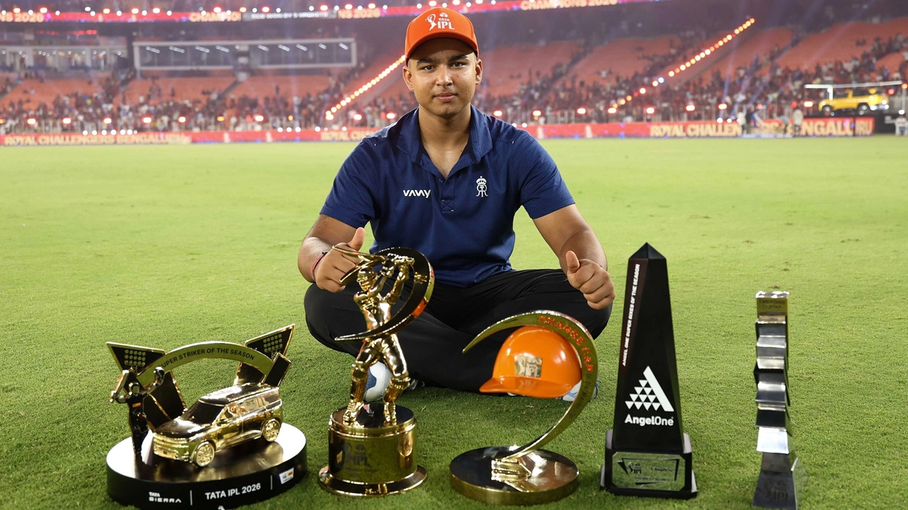 আইপিএলের ১৯তম আসরে ৫টি পুরষ্কার জিতলেন বৈভব সূর্যবংশী ।। ছবি: সংগৃহীত