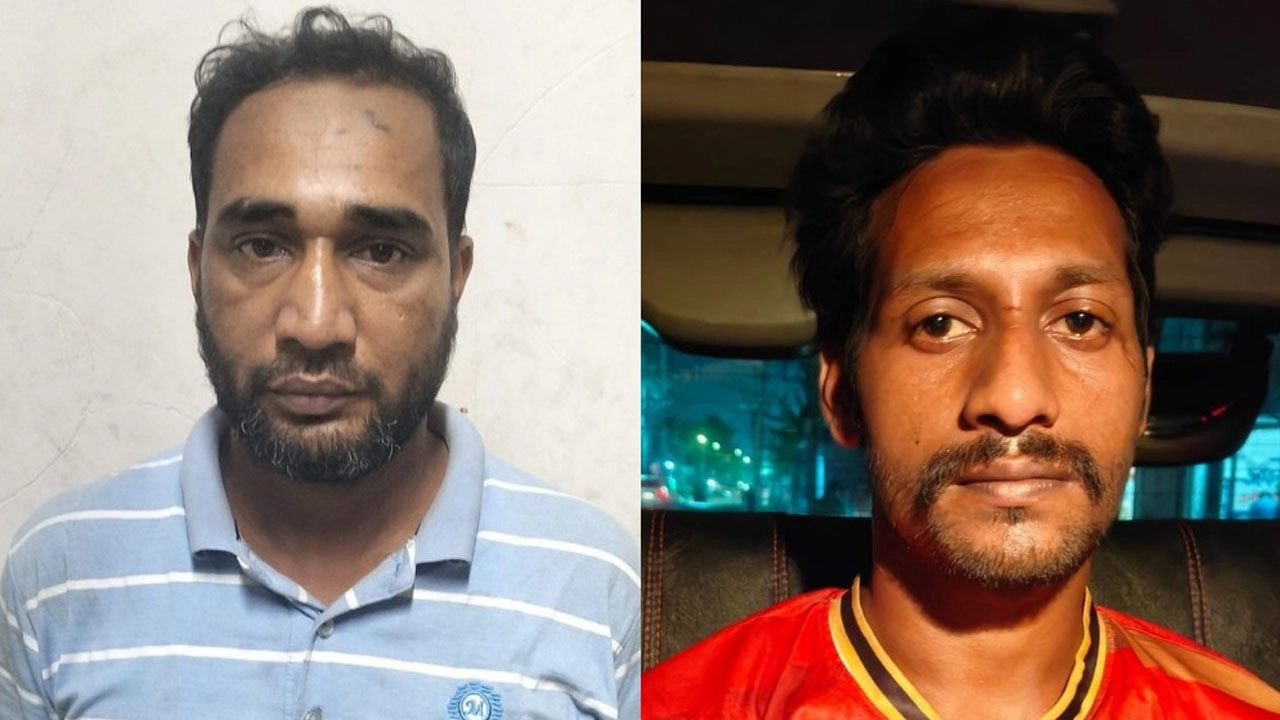 গ্রেপ্তারকৃত দুইজন।