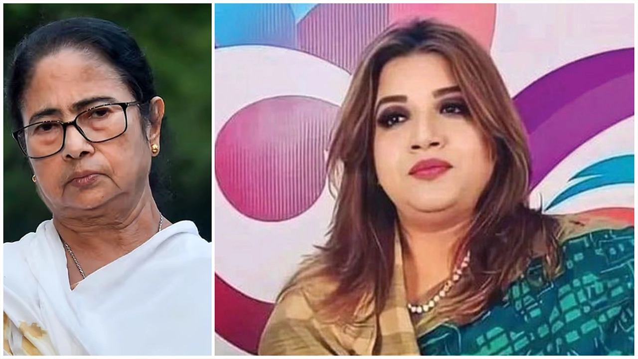 বাঁ দিক থেকে পশ্চিমবঙ্গের সাবেক মুখ্যমন্ত্রী মমতা বন্দ্যোপধ্যায় এবং বাংলাদেশের পররাষ্ট্র প্রতিমন্ত্রী শামা ওবায়েদ ।। ফাইল ছবি