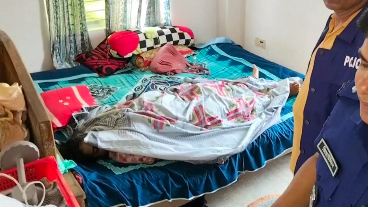 ভোলায় ফ্ল্যাট বাসা থেকে গৃহবধূর মরদেহ উদ্ধার