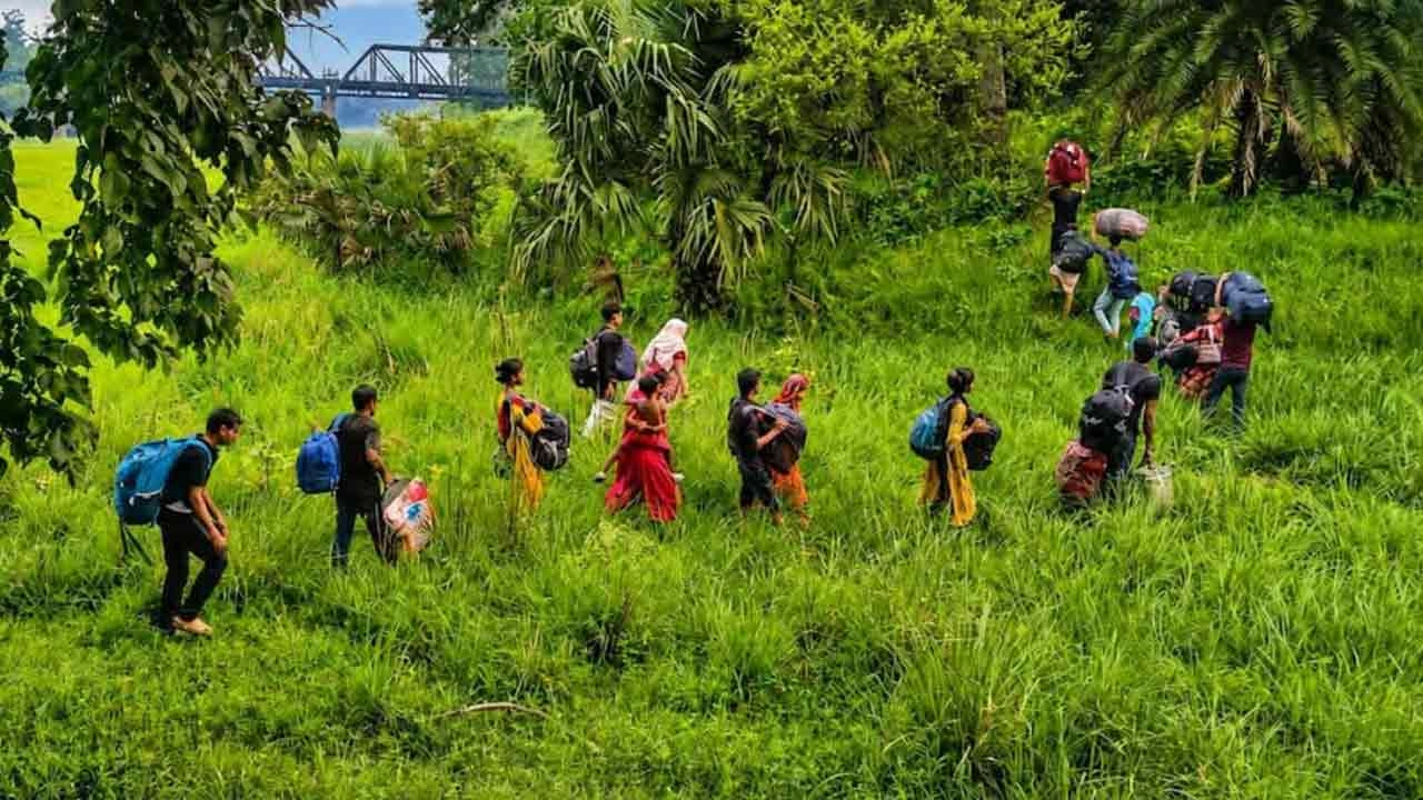 বাঙ্গাবাড়ি সীমান্ত দিয়ে ২৮ জন পুশইনের চেষ্টা
