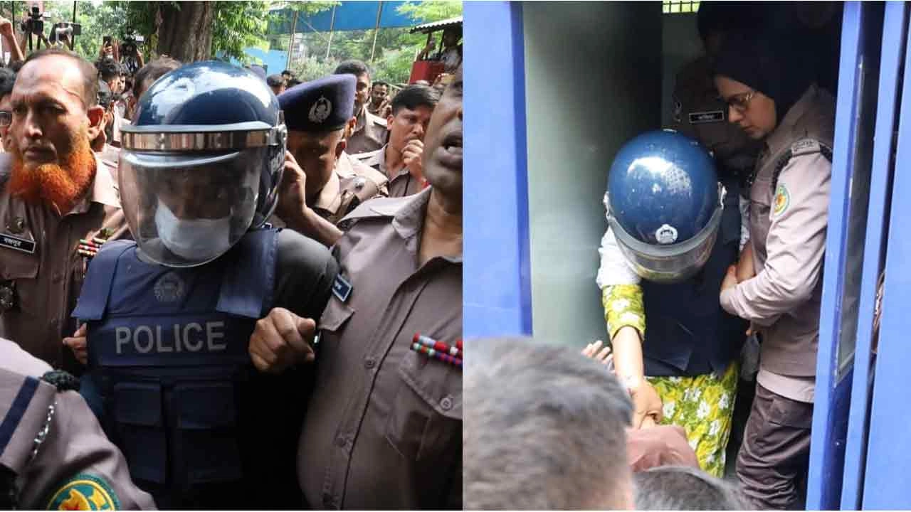 আসামি সোহেল রানা ও স্বপ্না খাতুন