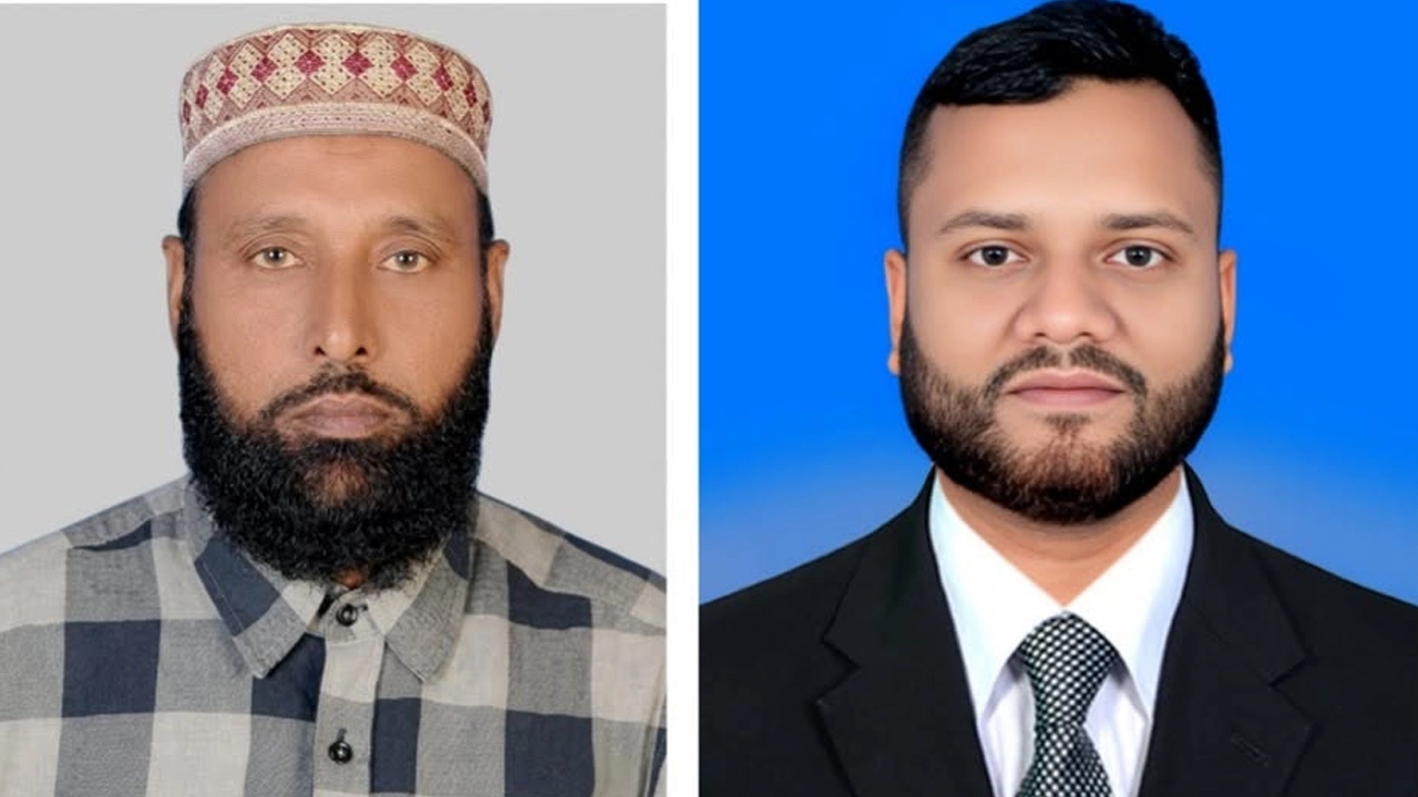 সভাপতি মোস্তফা হোসেন ও সম্পাদক মুহা. ইসমাইল হোসাইন খান