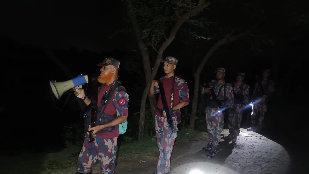 সীমান্তে বিজিবির টহল
