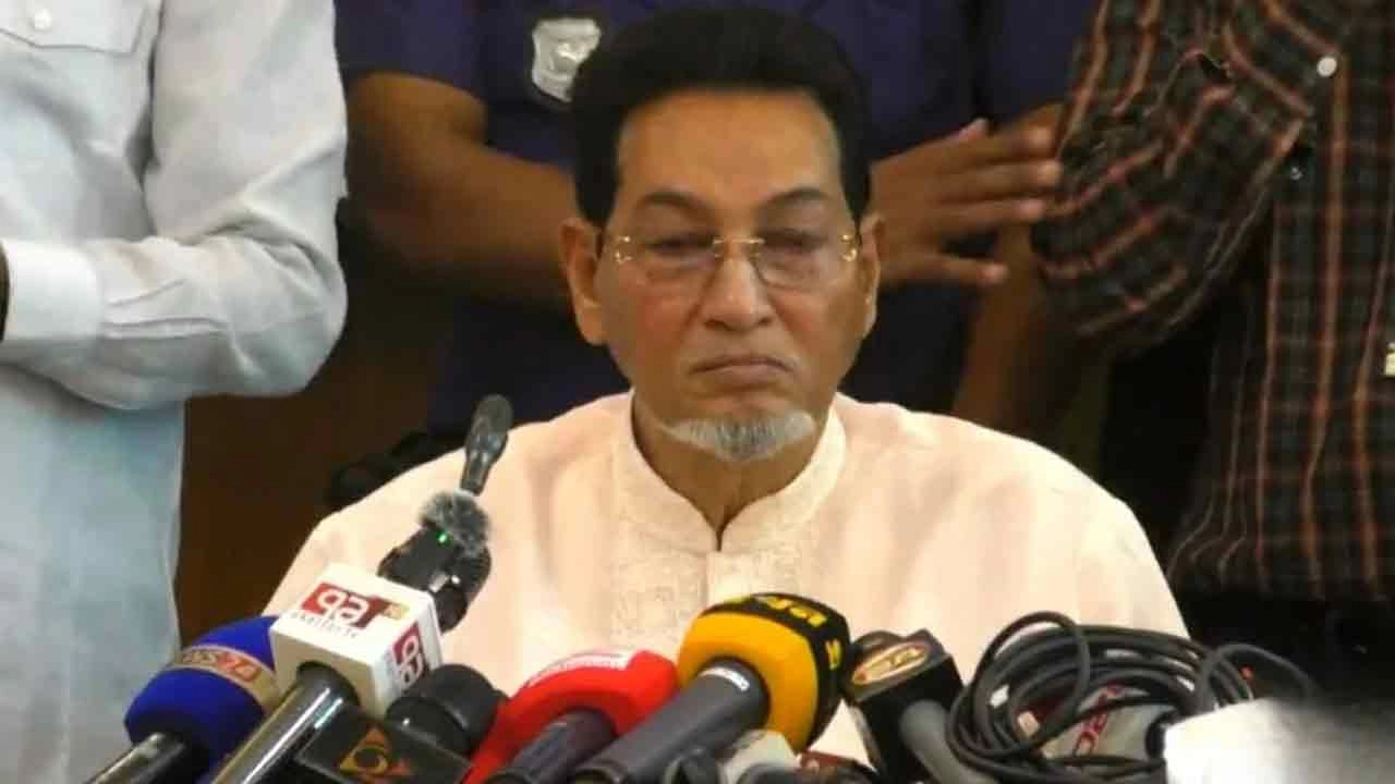 জাতীয় সংসদের চিফ হুইপ নুরুল ইসলাম মনি