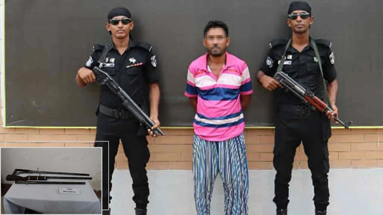 গ্রেপ্তারকৃত মো. সবুর শেখ (৫১)
