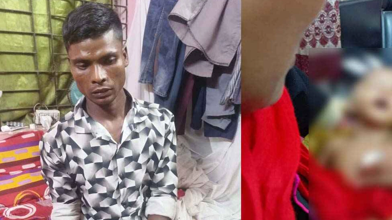 দুই মাসের সন্তানকে আছাড় মেরে হত্যা, বাবা আটক