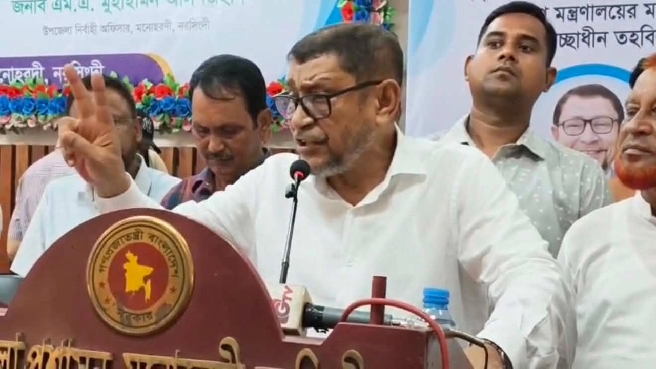 স্বাস্থ্য ও পরিবার কল্যান মন্ত্রী সরদার সাখাওয়াত হোসেন বকুল