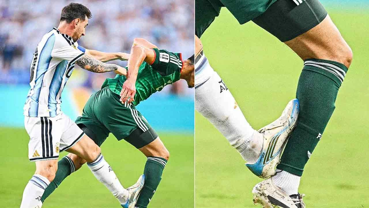 আলজেরিয়ান ডিফেন্ডার আইসা মান্দিরকে করা মেসির ফাউল বিতর্কের জন্ম দিয়েছে