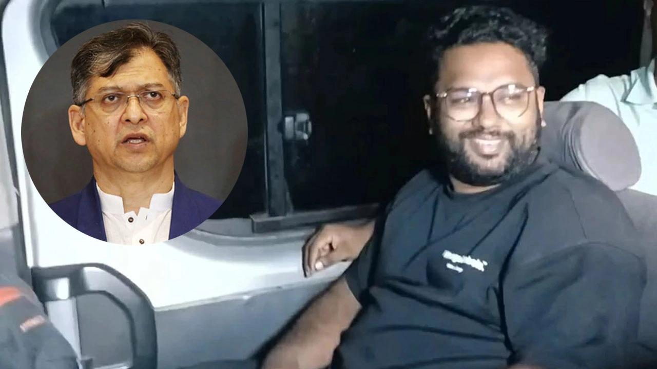 এমপিপুত্র ও ইনসেটে স্বরাষ্ট্রমন্ত্রী সালাহউদ্দিন আহমদ।