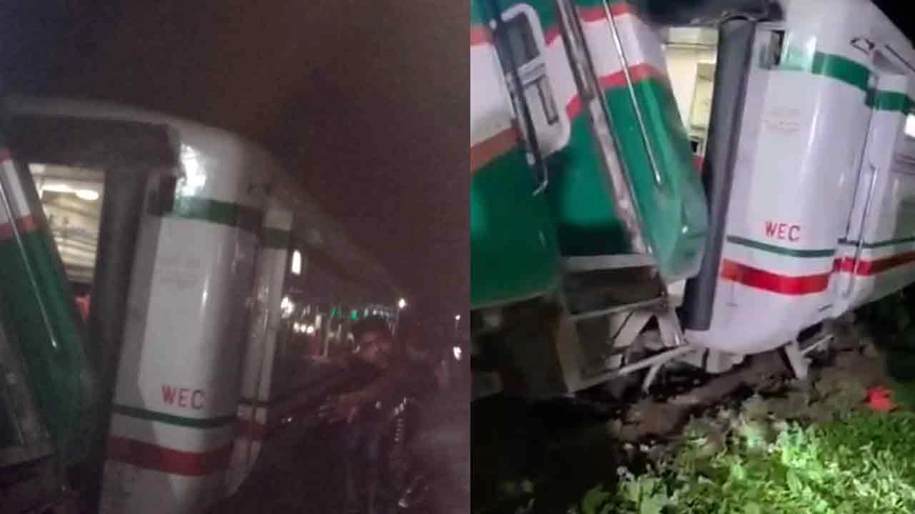 ট্রেনটি গৌরীপুর স্টেশন ত্যাগ করে চট্টগ্রামের উদ্দেশে যাত্রা শুরুর পর এ দুর্ঘটনা ঘটে।