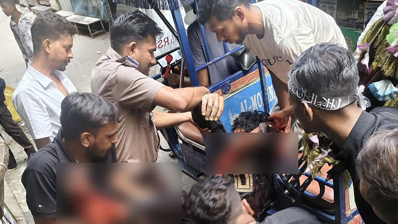 রাজধানীতে তাজিয়া মিছিলে ধাওয়া করে যুবককে কুপিয়ে হত্যা
