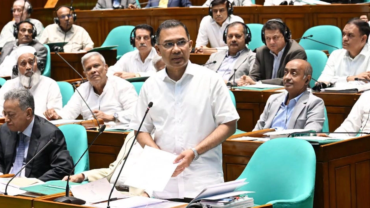 সংসদ অধিবেশনে প্রধানমন্ত্রী তারেক রহমান। ছবি: সংগৃহীত