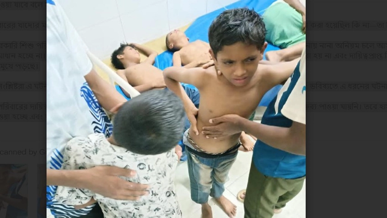 হবিগঞ্জ সরকারি শিশু পরিবারে কাঁঠাল খেয়ে চার শিশু অসুস্থ