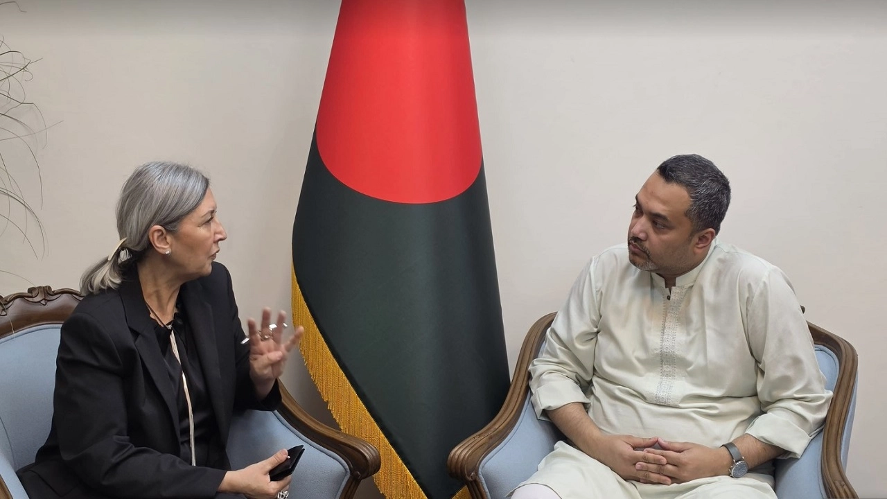 মাহদী আমিনের সঙ্গে আইসিএমপিডি প্রতিনিধিদলের সাক্ষাৎ