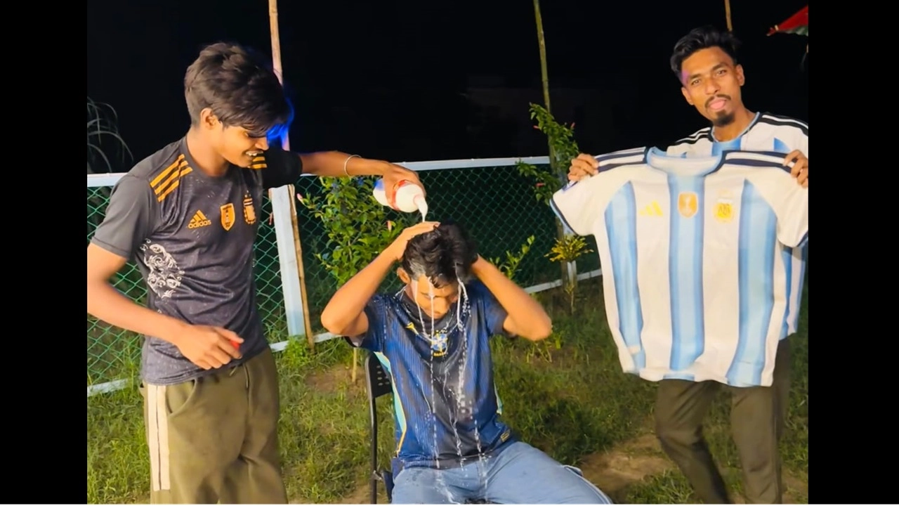 দুধ দিয়ে গোসল করে ব্রাজিল ছেড়ে আর্জেন্টিনায় যোগদান