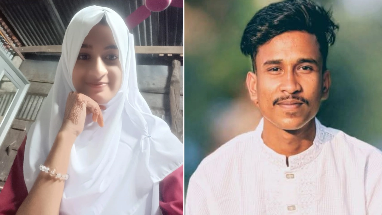 অপহৃত কিশোরী ও অভিযুক্ত যুবক
