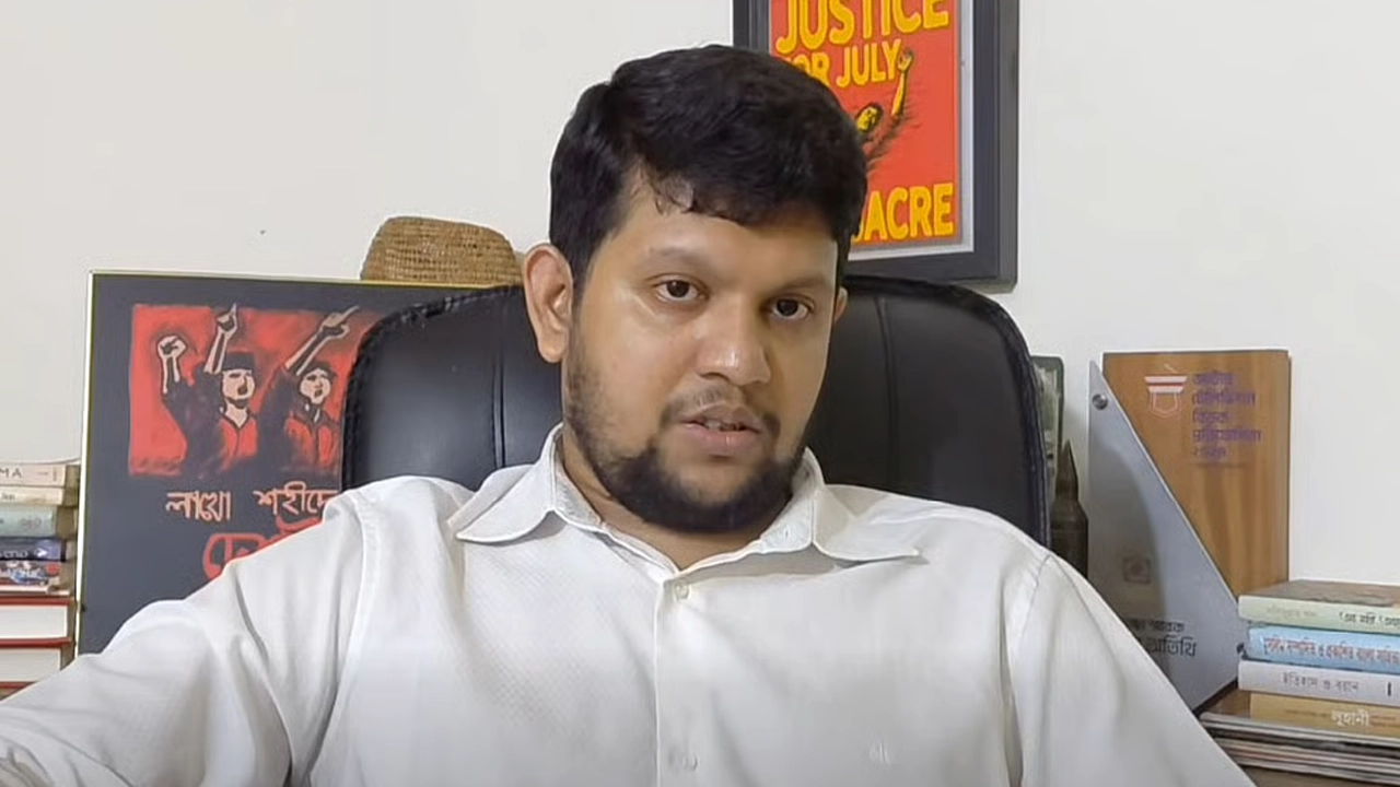 অন্তর্বর্তী সরকারের সাবেক উপদেষ্টা মাহফুজ আলম ।। ফাইল ছবি
