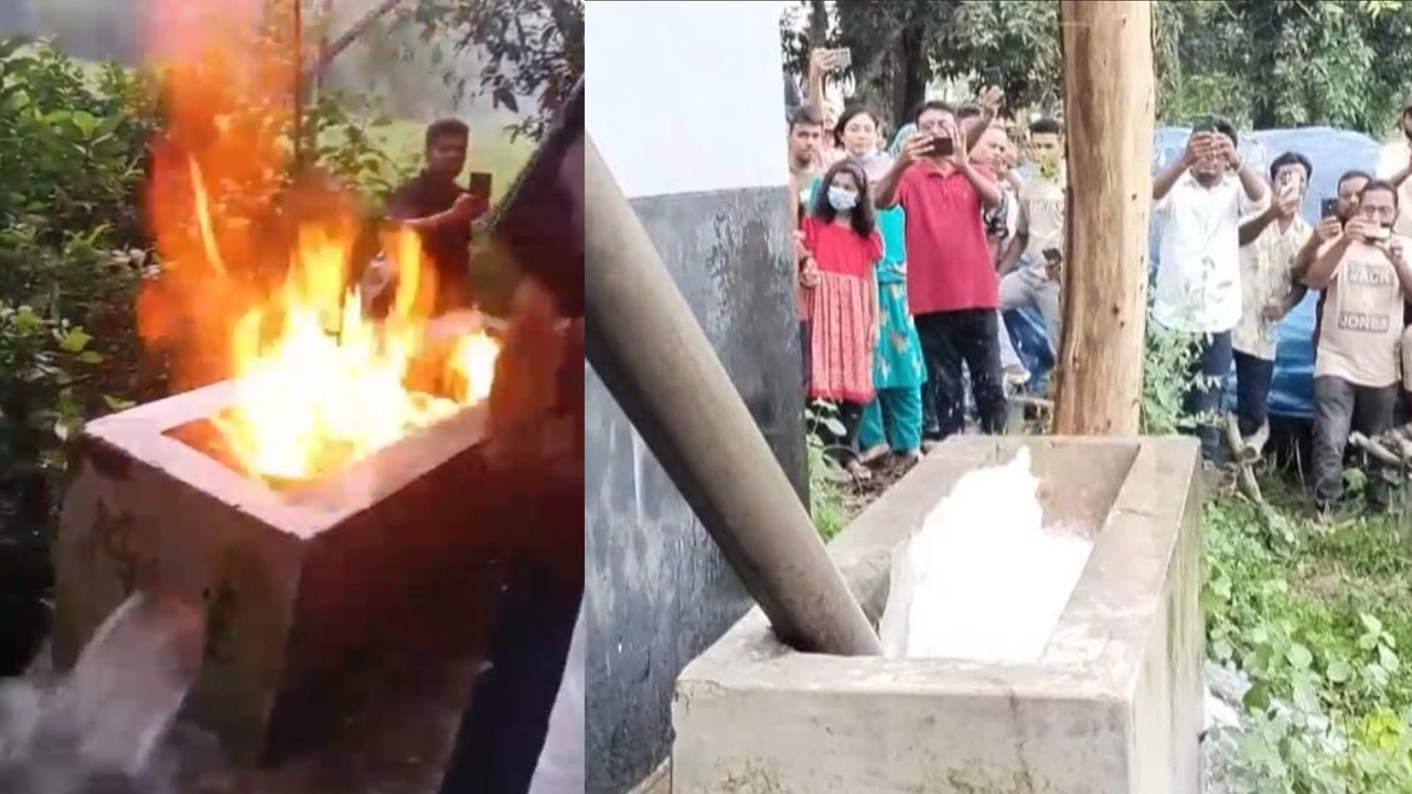 সিরাজগঞ্জের বেলকুচিতে একটি নতুন পানির পাম্প ঘিরে তৈরি হয়েছে ব্যাপক কৌতূহল।