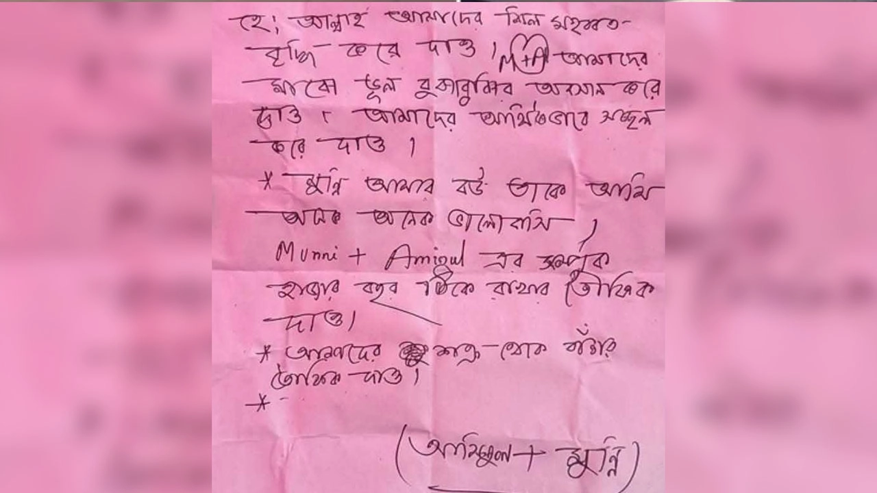 শাহজালালের মাজারের দানবাক্সে মিলল প্রেমপত্র
