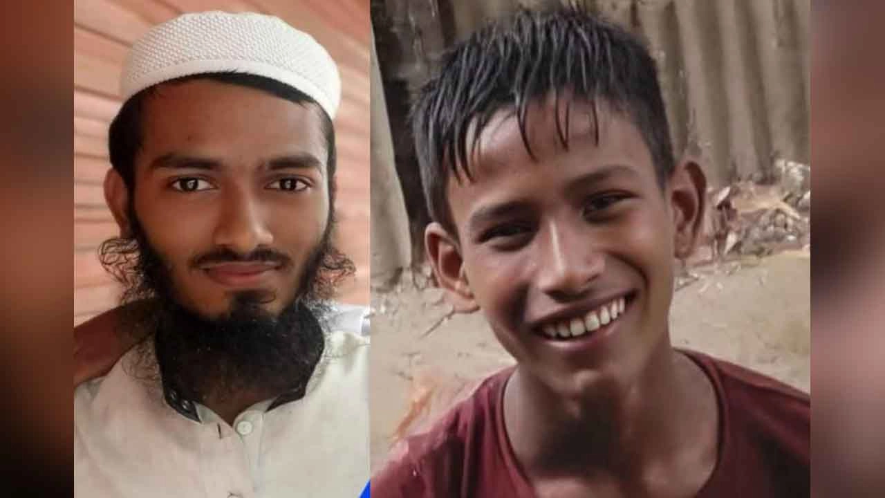 নিহত আতাউল্লাহ ও সুজিত দাশ।