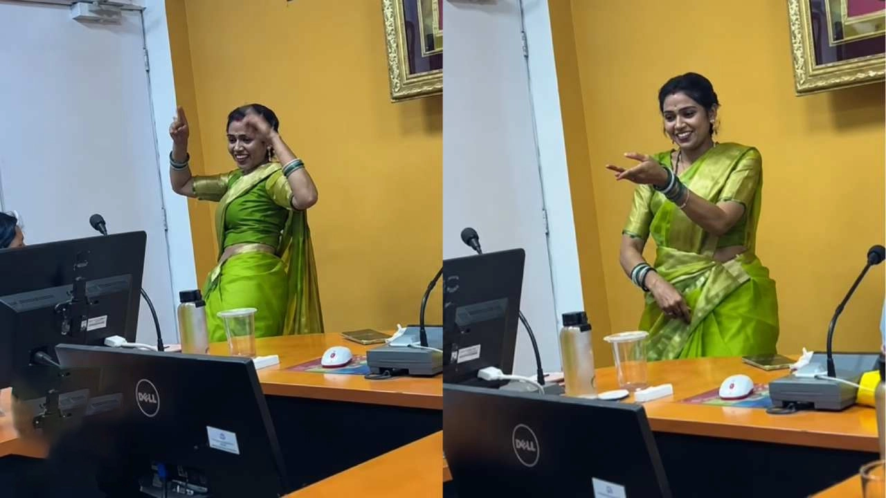 সরকারি অফিসে তরুণীর নাচের ভিডিও ভাইরাল
