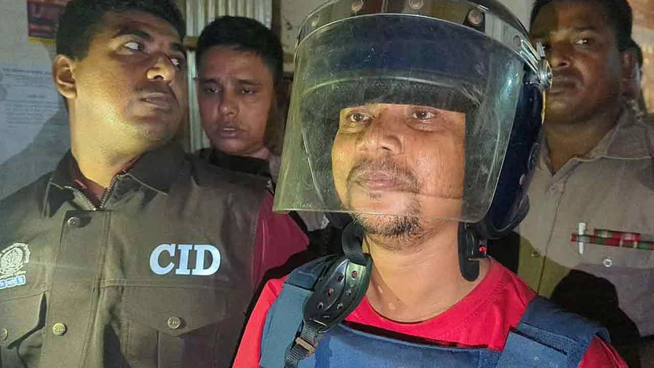 গ্রেপ্তারকৃত হরিদাস চন্দ্র তরণী দাস