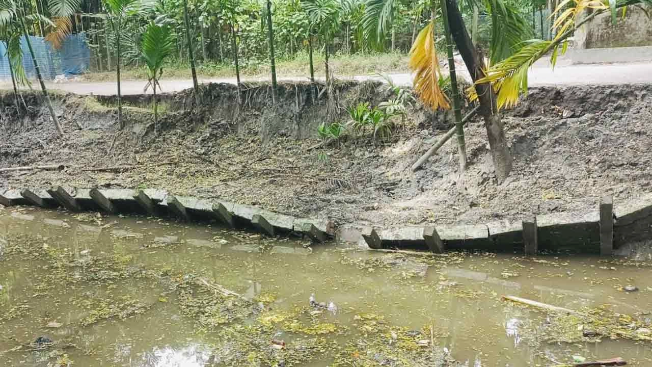 লক্ষ্মীপুরের কমলনগর উপজেলার জারিরদোনা শাখা খাল পুনর্খননের পরবর্তী চিত্র। ছবি: এনপিবি
