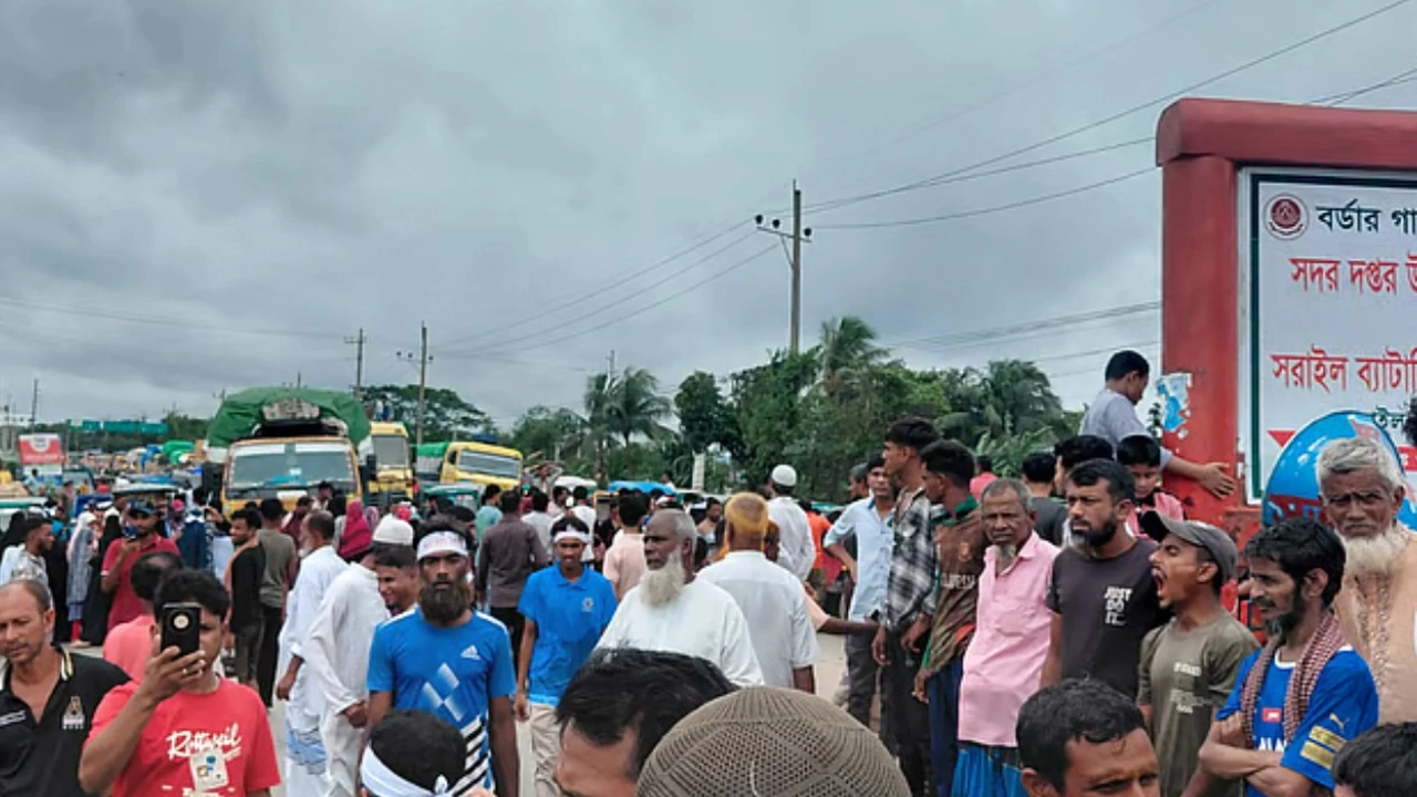 ঢাকা-সিলেট মহাসড়ক অবরোধ | এনপিবি