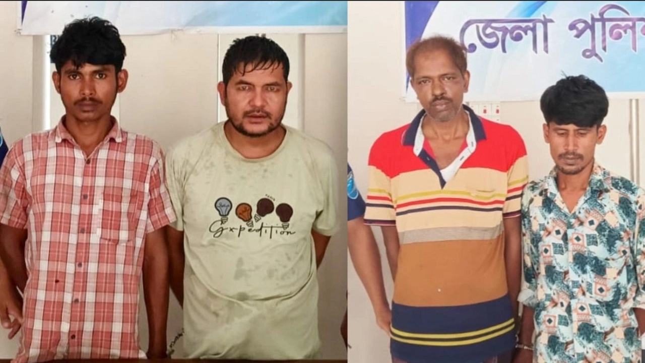 মির্জাপুরে চার মাদক ব্যবসায়ী গ্রেপ্তার