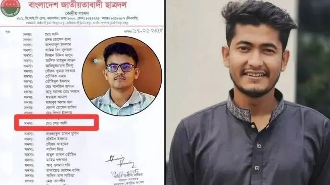 ‘আমি জগন্নাথের শের’ বলা সেই ছাত্রদল সদস্য বহিষ্কার