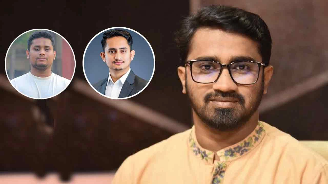 হাসনাত আব্দুল্লাহ, সারজিস আলম ও মো. রাশেদ খান