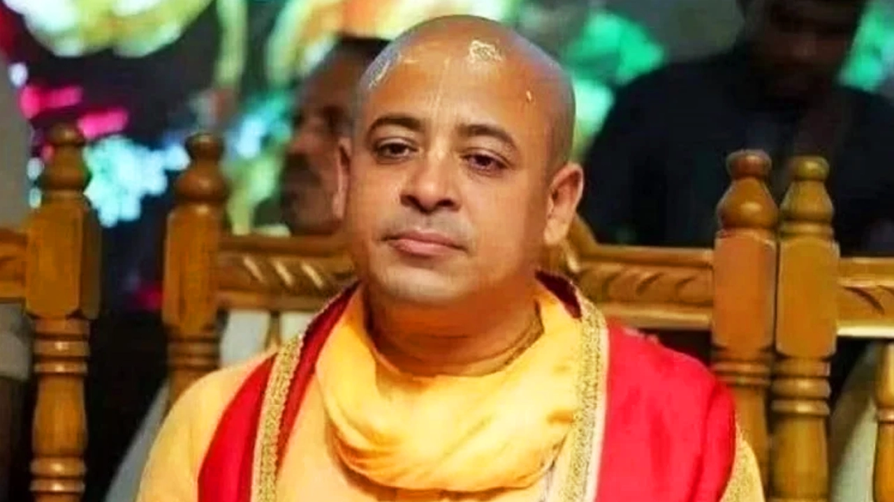 চিন্ময় কৃষ্ণ দাস। ছবি: সংগৃহীত