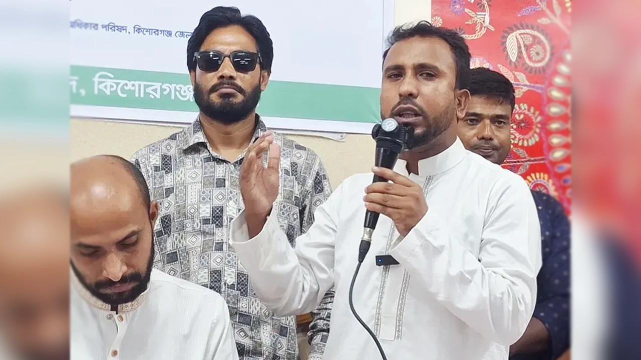 গণঅধিকার পরিষদের মুখপাত্র আবু হানিফ। ছবি: সংগৃহীত